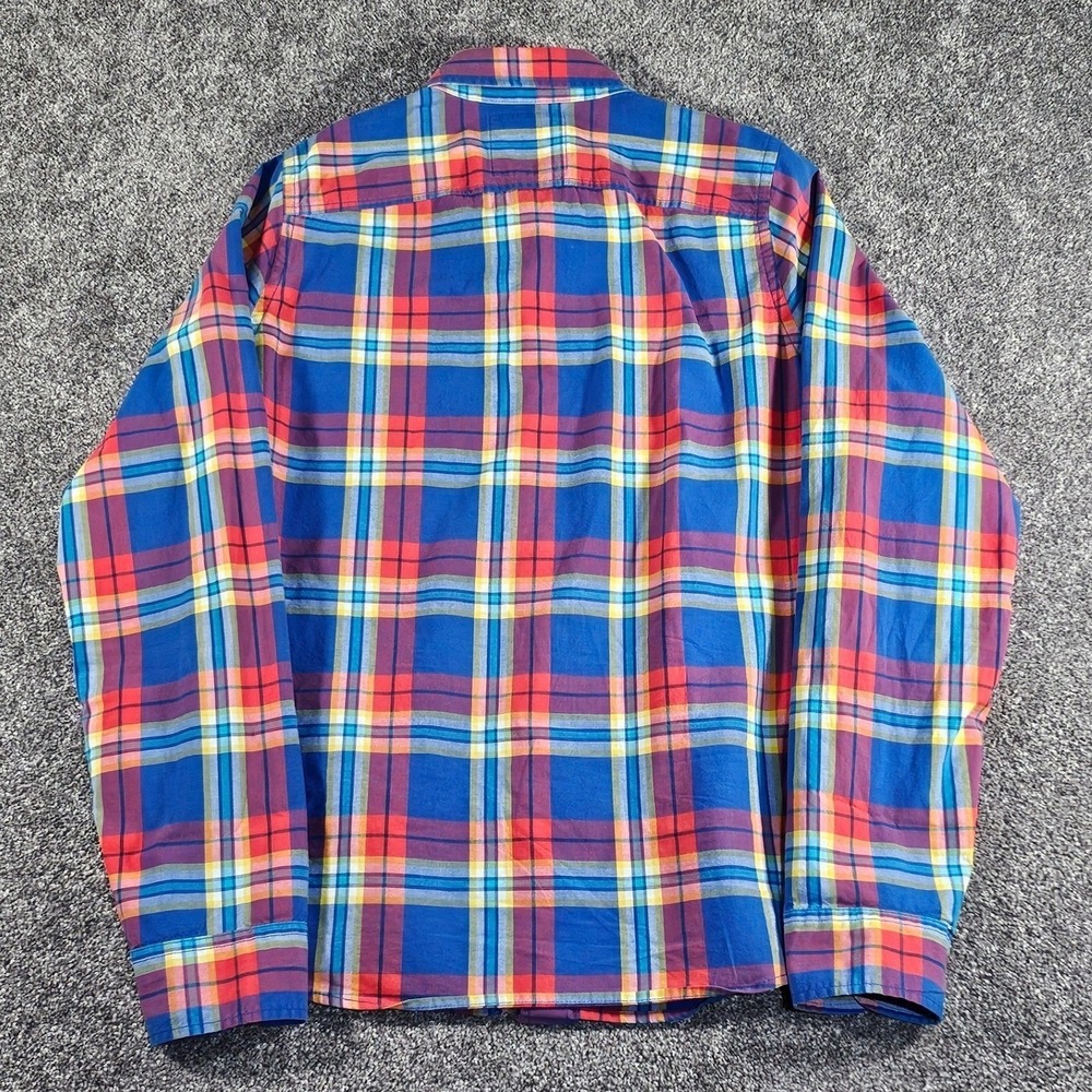Lot of 2 Hollister Button Down Shirt Mens XL Multicolor Plaid L/S Cotton  Y2K - Picture 15 of 16